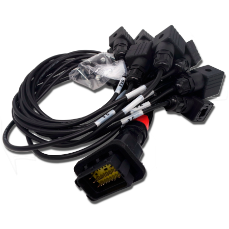 WIĄZKA PRZEWODÓW 13 WTYCZEK 24 PIN PANEL JOYSTICKI